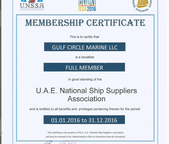  International and UAE National Ship Suppliers